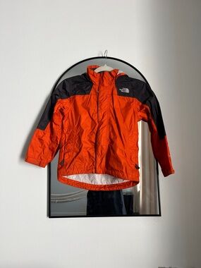 The North Face Orange and Black Outdoor Shell Jacket